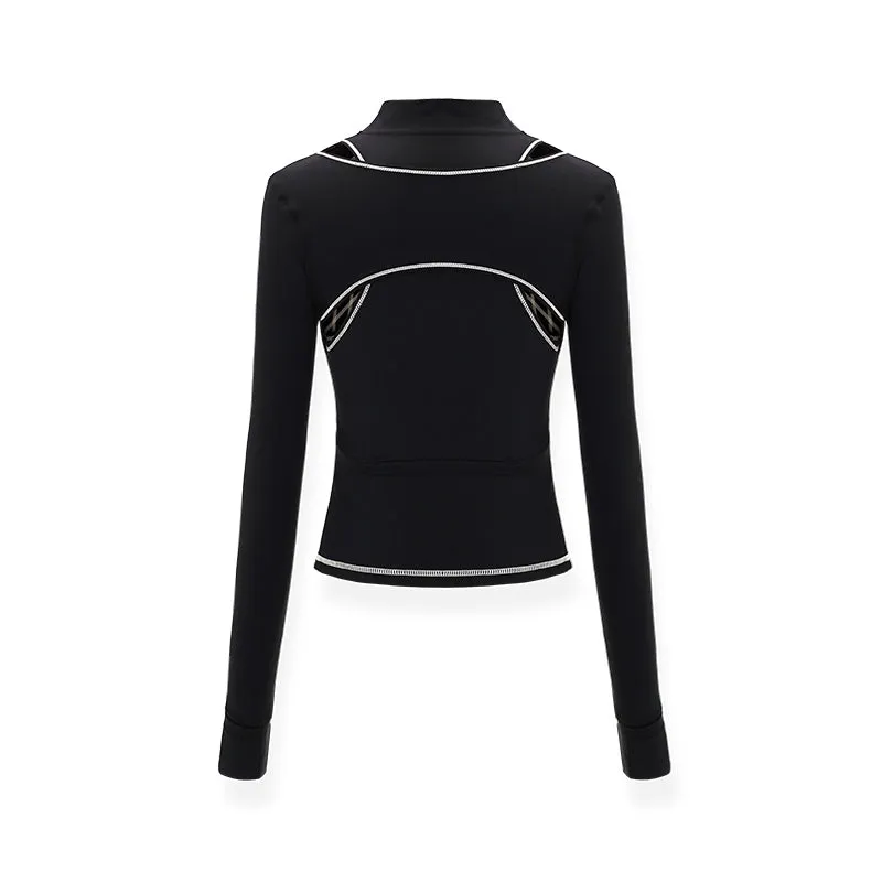 Black Walking Bodysuit Jacket