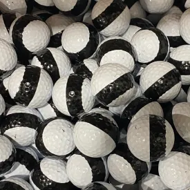 Bulk Black Stripe Range Balls