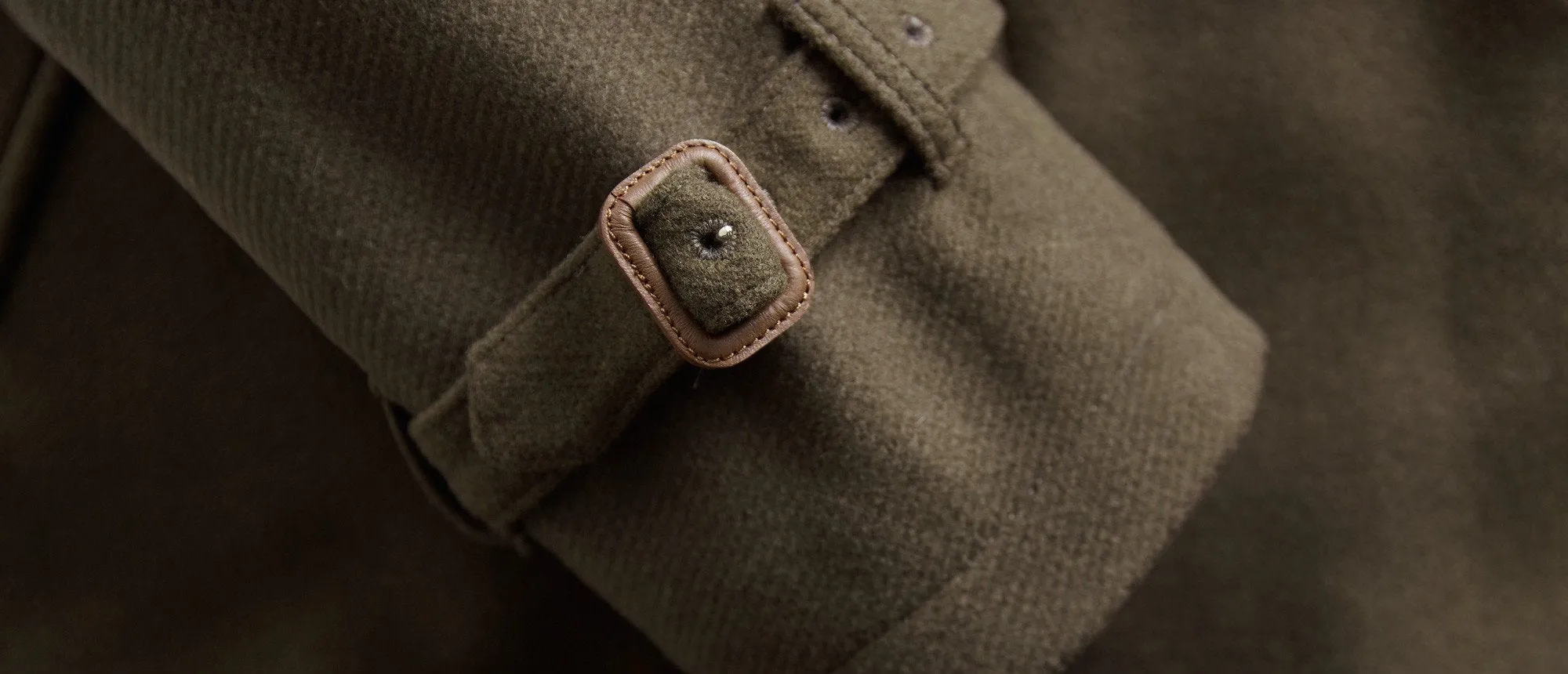 COAT 5 - Helvellyn Wool Twill Olive