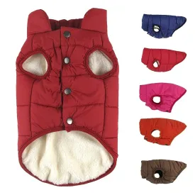 Cozy Winter Pet Jacket Warm Padded  Stylish Coat