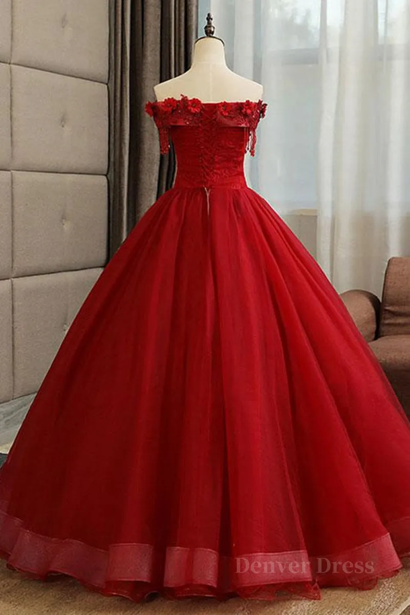 Gorgeous Strapless Burgundy Lace Beaded Long Prom Dress Lace Burgundy Formal Evening Dress Burgundy Lace Ball Gown