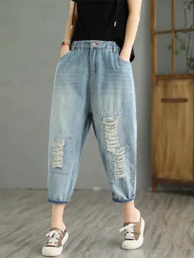 Just My Size Women's Denim Natural Waist Bottom Pant