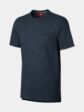 Legacy Mens Knit Short Sleeve T-Shirt (Navy Blue)