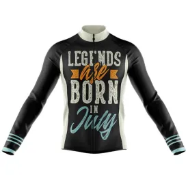 Legends are Born in July Thermal Club Jersey (Black)