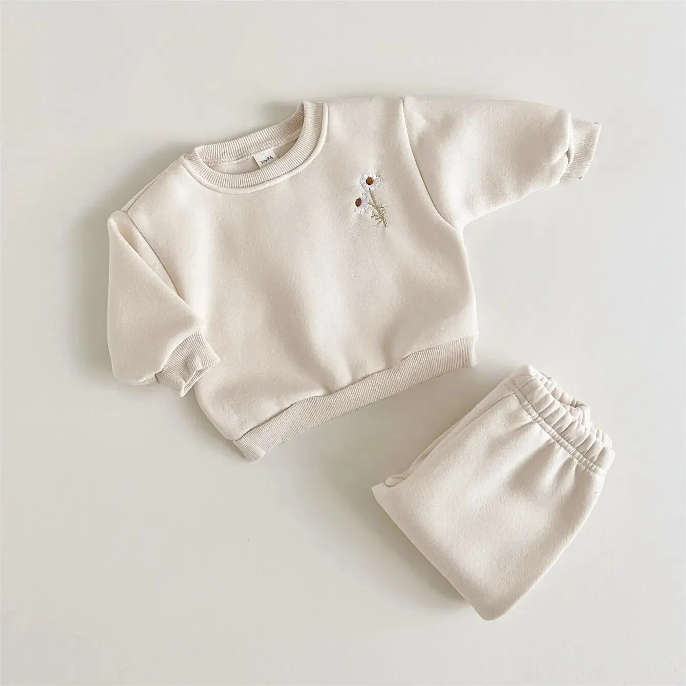 Little Daisy Embroidery Loungewear Set