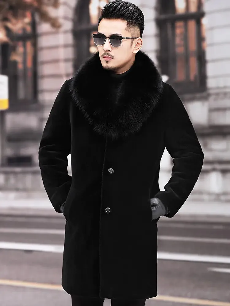 Men's Luxurious Fur Coat