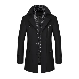 Men's Non-iron Wool Coat