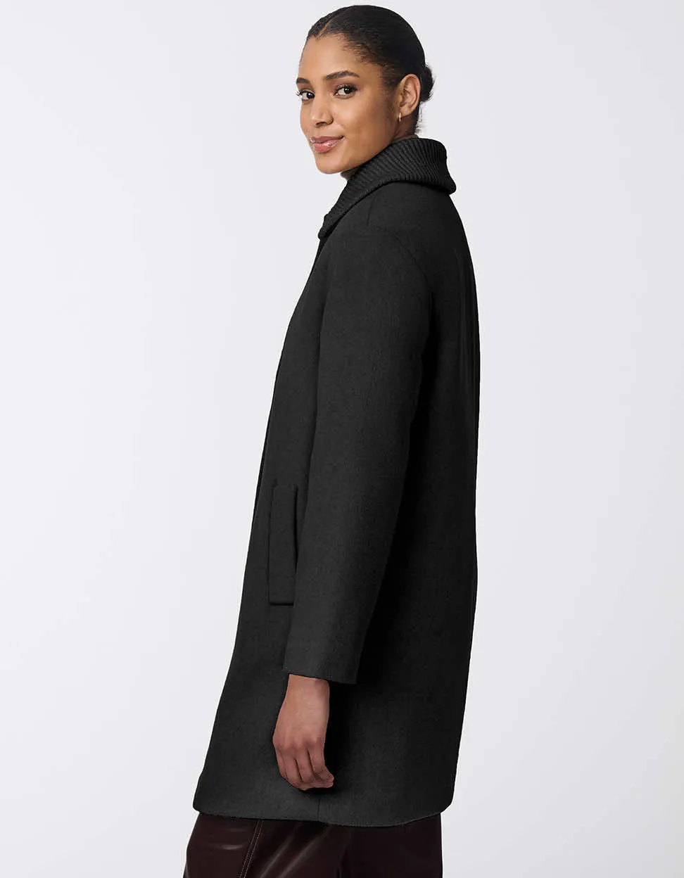 Modern Line Wool Coat