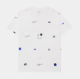 NSW AOP Short Sleeve Tee Mens Tshirt (White)