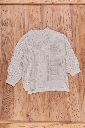 Pebble Waffle Mini Me Seven Pullover