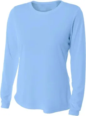 Polarmax Womens Heavy Weight 4 Way Stretch Thermal Top - Powder Blue