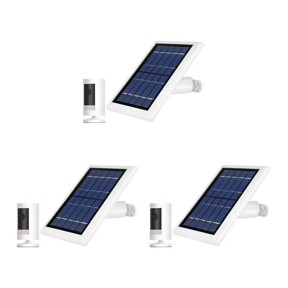 Ring Stick Up Cam Battery   Solar Panel Bundle | Brand New