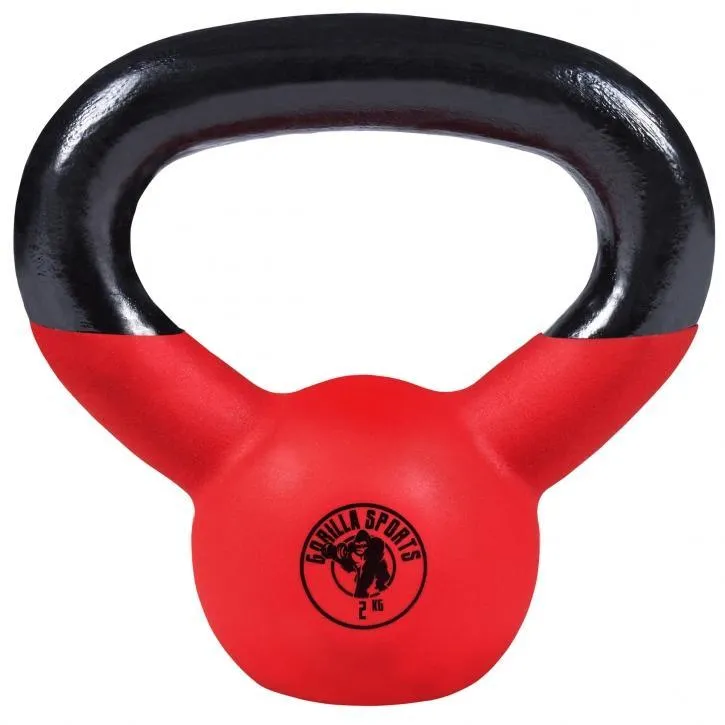 Rubber Coated Kettlebell 2KG