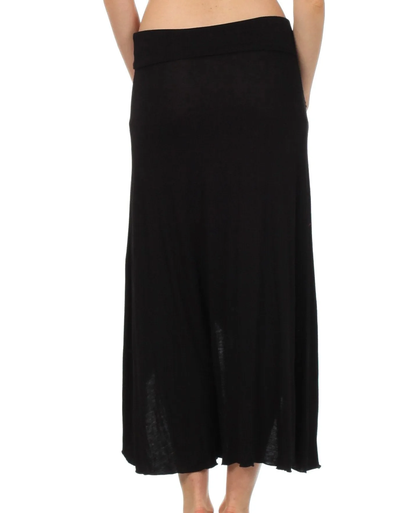 Sakkas Soft Jersey Feel Solid Color Strapless High Low Dress / Skirt