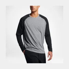 Sportswear Bonded Mens Long Sleeve T-Shirt (Grey)