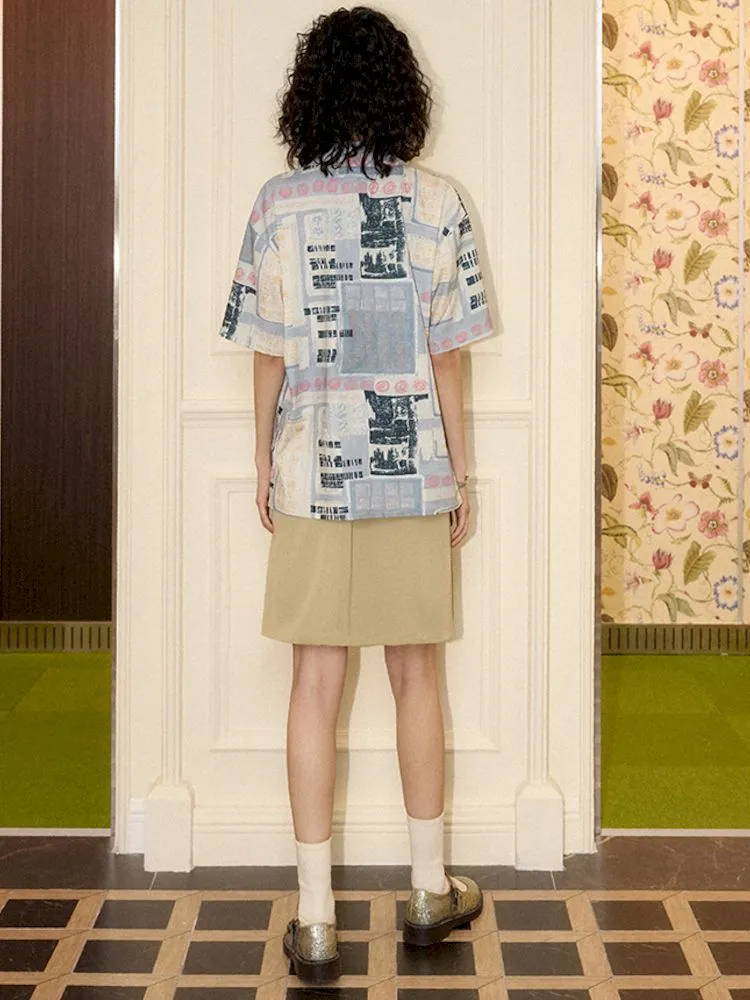 Summer Casual Loose Short Sleeve Shirt【s0000008863】