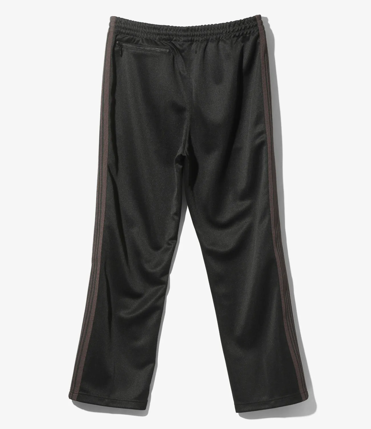 Track Pant – Black Smooth Polyester