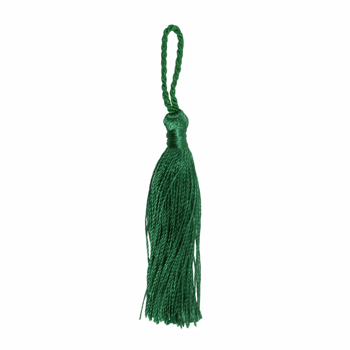 Trimits Dark Green Tassels - 10cm (Pack of 10)