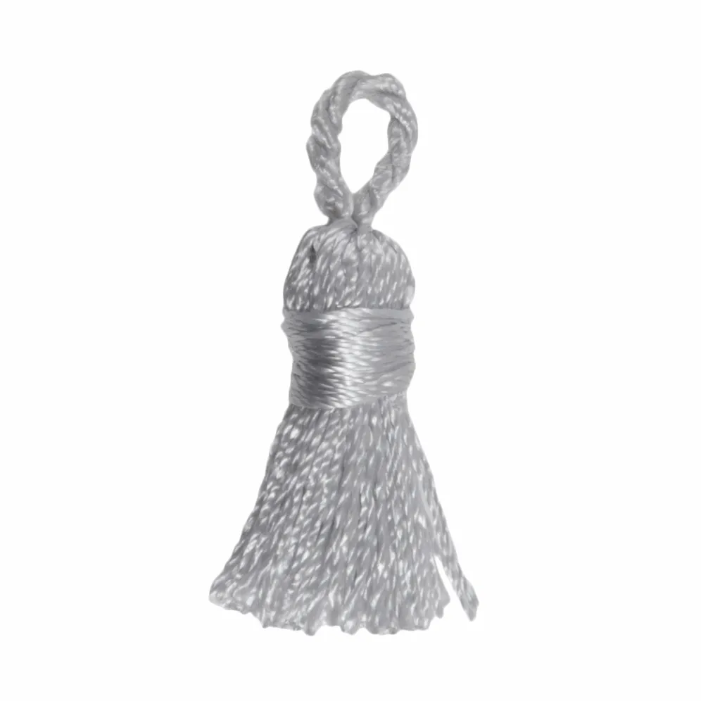 Trimits Silver Tassels - 3cm (Pack of 10)